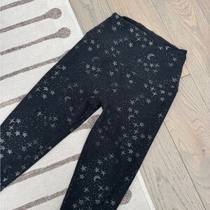 Beyond Yoga Black/Silver Starry Leggings